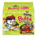 Buldak Jjajang Hot Chicken Flavour Ramen Noodles (5*140gm). 