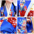 bellylady 1 Set Of Girl Dress Silk Satin Japanese Print Bow Performance Costume For 4-10 Years Old Kids. 