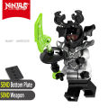 Legoing building Ninja block Jay Zen chi Lloyd Cole Nya Harumi Garmadon compatible legoing ninja movie mini robot toy for kids. 
