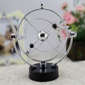 Perpetual Motion Desk Sculpture Toy - Kinetic Art Galaxy Planet Balance Mobile - Magnetic Executive Office Home Decor Tabletop Toy - Men Women Stress Relief. 