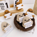 Positive Potatoes Home Room Decor Ornament Knitting Inspired Toy Tiny Yarn Doll Funny Festival Gift Home Decoration Accessories 1Pcs. 