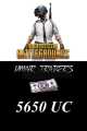 PUBG Mobile 5650 UC. 