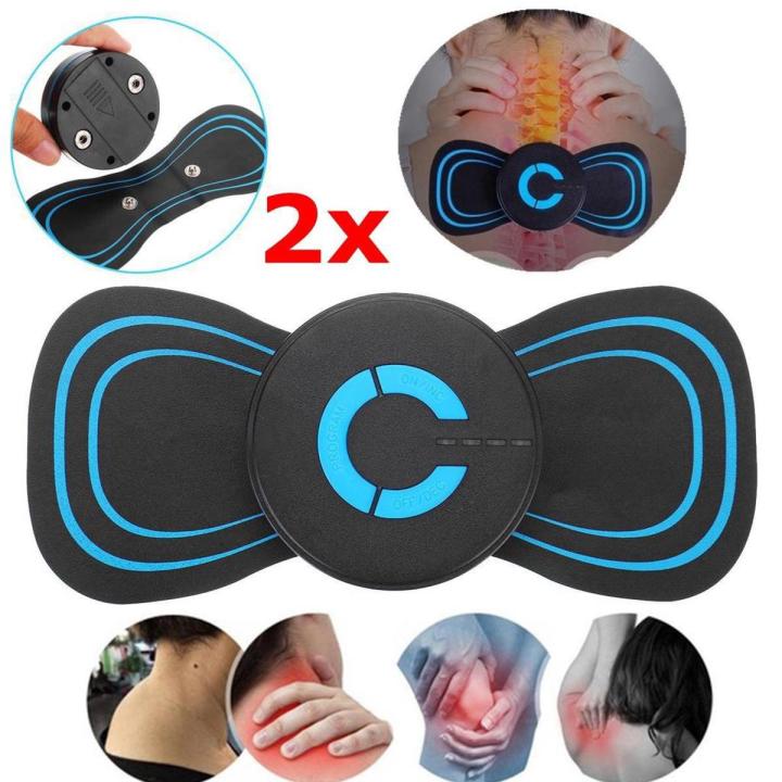 Lifecare Enterprises Deep Cervical Vertebra Massager Neck Electric Massage Sticker Device Mini Shoulder Massager Pain Relief