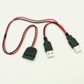 SATA to USB Power Cable HDD USB Adapter 40cm USB 5V Male To 15Pin SATA Female USB Port Power Supply for Laptop 2.5 SATA HDD SSD. 
