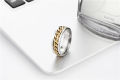 Eldorado Stainless Steel Chain Spinner Ring for Men Chain Spinner Chala for Boys. 