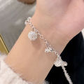 Miaojiang girl red onyx bracelet hand-woven high-value super fairy high-end design Chinese style versatile model. 