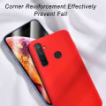 Biruiqu For Realme 5 5i 5S Realme C3 Case Liquid Silicone Soft Gel Rubber Shockproof Cover. 