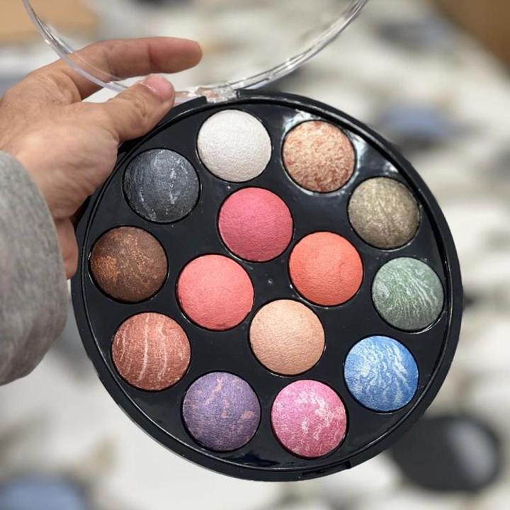 14 Color Professional Makeup Baking Powder Highlighter Contour Kit  - Latest Makeup