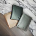 Slim Genuine Cow Leather Wallet for Men Vertical Wallets Thin Short ID Card Holder Money Bag. 