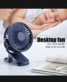 HT      badgeFEIDIAO Clip On Mini Fan Portable Desk Fan Rechargeable 1200mAh Battery Operated Fan for Stroller Camping Air Cooling Fan. 