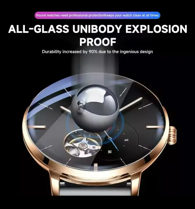 Premium%202.5D%209H%20Tempered%20Glass%20Screen%20Protector%20for%20Zero%20Life%20Style%20REVOLT%20Watch%20-%20Image%203