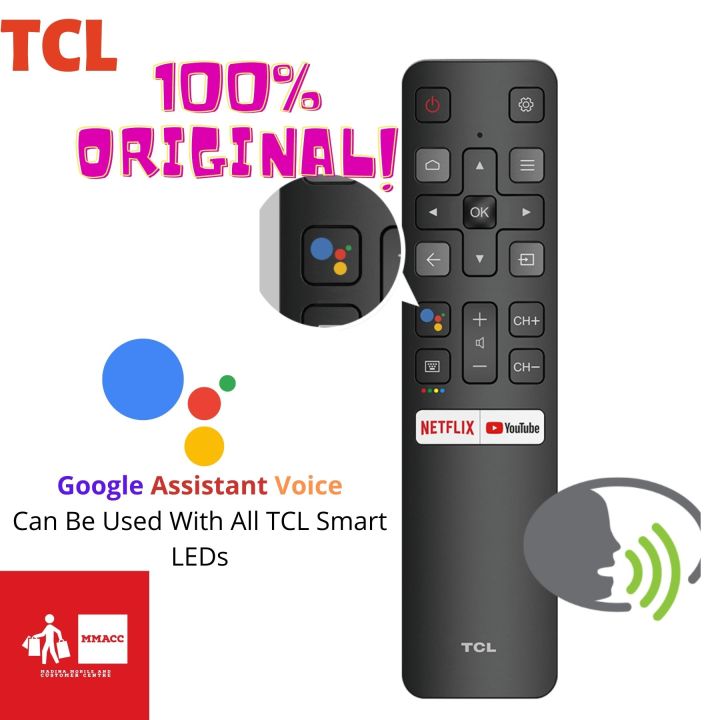 Original Voice Remote Control For TCL Smart LCDs/LEDS