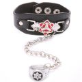 Anime Naruto Shippuden Konoha Leaf Village One Piece Attack on Titan BLEACH Black Butler FAIRY TAIL Logo Bracelet Ring Punk Rive. 