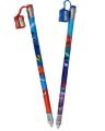 2pcs 15 inch Jumbo Pencil with a sharpener. 