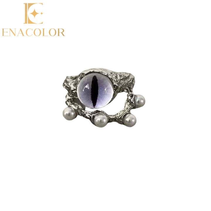 Personality Cat Eye Opening Rings Adjustable for Women