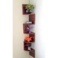 Light Brown Corner Shelf (38X6X7X9) Bathroom Drawing room Room for Kitchen Bedroom kitchen rack Dining Room Entryway Garage Hallway Home Decor Office/Study Living Room Floating shelves Wall shelves Storage Organizer shelves Book Shelves Wall mounted Decor. 