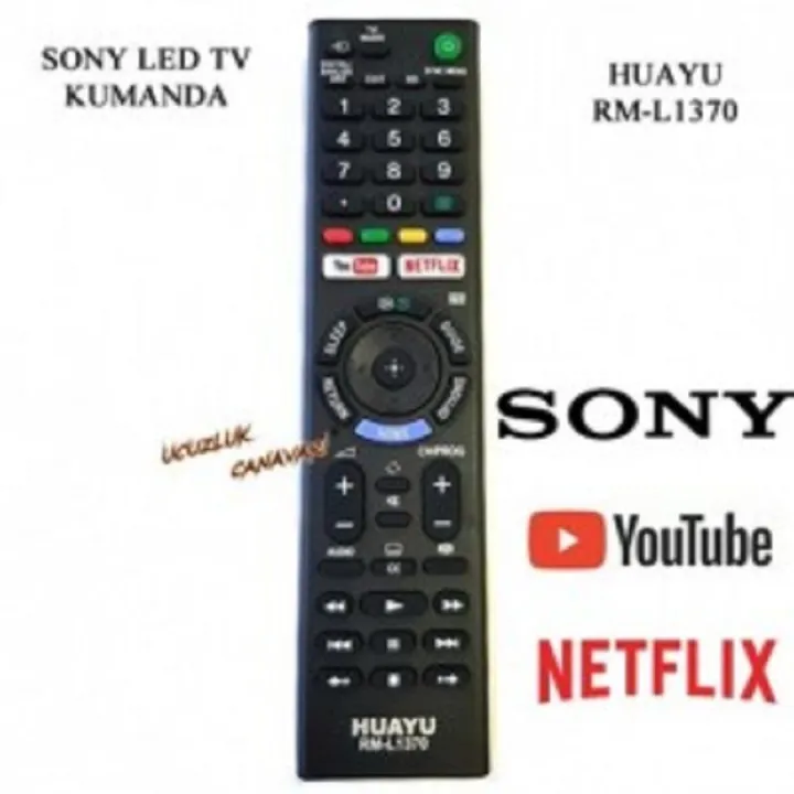 SONY%20Universal%20Remote%20for%20LCD%20&%20LED%20TV%20with%20YouTub%20&%20netflex%20Button%20-%20Image%202