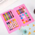 60 - 70 & 42pcs Princess Frozen Barbie Sofia Unicorn Artists Drawing Coloring Sets Drawing Kits Supplies for Kids Girls, Drawing Painting Set Crayons, Colour Pencils, Watercolour Paints, Coloured Markers, Palette, Paintbrush, HB Pencil, Eraser, Sharpener. 