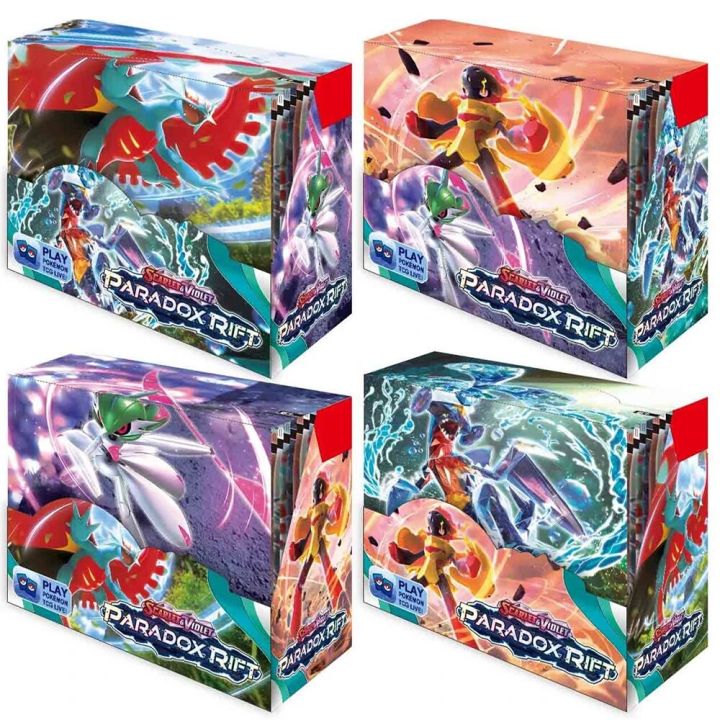 Spanish/French/Spanish Pokémon TCG: Silver Tempest Booster OBSIDIAM FLAMES PARADOX RIFT Display Pokemon Cards Kids Toys