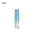 Refillable  Roller Bottles Easy Application 10ml Metal Roller Ball Perfume Roll-on Bottles Gradient Color Glass Material Refillable Roller Bottles for Aromatherapy Personal Care DIY Fragrances Gift Set. 