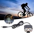 Power 5000 Lumens XM-L U2 LED Bicycle Light 6400mAh 4 Modes Waterproof LED Bike Lmap Head Light Super Bright Lighting Lamp for Outdoor Sports Like Camping Hiking. 