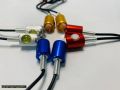 Mini LED Bike Indicators (2/4 Pcs) | Universal Fancy Motorcycle Turn Signal Lights | Stylish LED Blinker Set for All Bikes. 