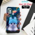 Infinix Hot 10 Play Back Cover - Cat Soft Case Cover. 