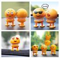 Random Emoji's Shaking Head Doll Emoji Spring Dolls Funny Expression Bouncing Toy Shaking Spring Head Dancing Doll Toys For Car Dashboard. 