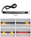 Flexible Brake Light With Indicators For Bikes With Double Tape. 