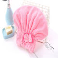 Sandmdm Microfibre Quick Hair Drying Bath Spa Bowknot Wrap Towel Hat Cap for Bath Bathroom Accessories Shower Cap Women Hair head cover. 