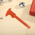 Mini 80mm Vernier Caliper Sliding Micrometer Double Scale PlasticRuler Gauge Student Calipers Size Measuring Tools. 