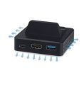 Nintendo Switch DOBE Portable USB 3.1 Typc-C to HDMI Video Converter Adapter USB 3.0 HUB for Nintendo Switch. 