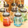 Fashion Glassware Fruity Mason Jars. 