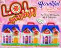 MY HAPPY FAMILY DOLL HOUSE WITH ACCESSORIES LOL SURPRISE WITH TOY FOR GIRLS. 