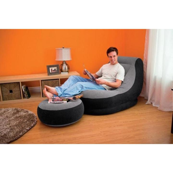 INTEX Recreation Ultra Lounge with Ottoman ( 39'' x 51'' x 30'' )