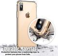 iPhone XS Max Transparent Back Cover With Camera Protection. 