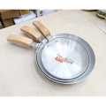 3Pcs King Chef Baby Size Small-Sized Cookware Frying Pan Set, Ideal For Frying, Storage, Cooking, Heating Frozen Foods, 100% Pure Aluminium. 