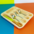 Household Pristine Cutlery Tray Cutlery tray Drawer Organizer with five Utensil Cutlery Kitchen Divider (Also for Desk and Office) ORGANIZING DRAWER STORAGE TRAY. 