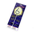 Sparkler / Sparkling Number Birthday Cake Candles (0- 9). 