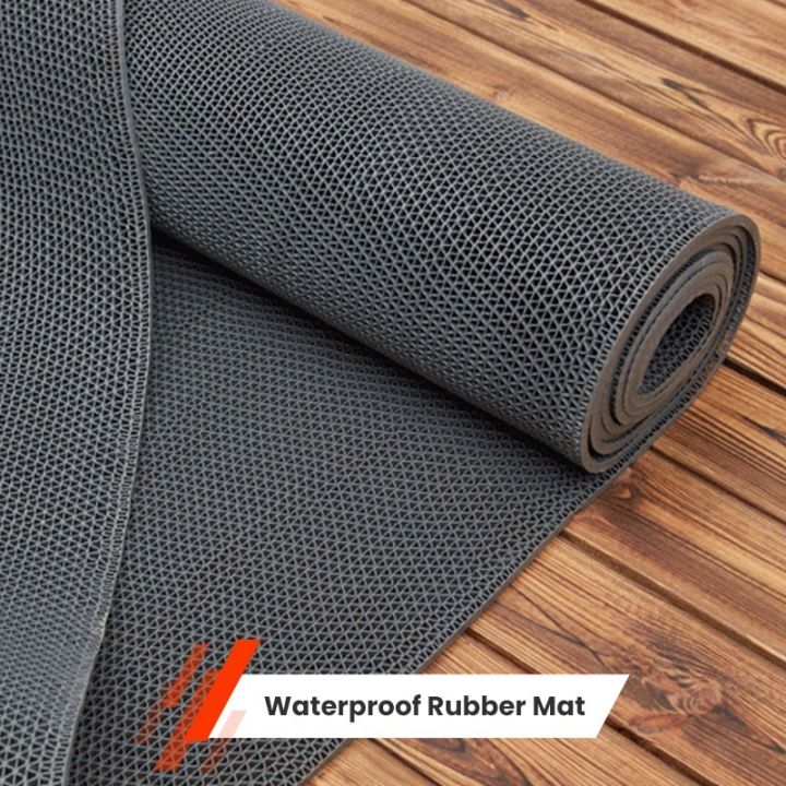 Al Ferash  (3 x 4 Ft) Waterproof Rubber Mat Anti Slip for Washroom  Kitchen  Bathroom  Floor Masjids