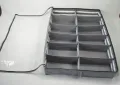 Under Bed Shoe Organizer, Shoe Cover ,Shoe Organizer ,Bag Hard Solid Parachute Fabric With Clear Plastic Zip cover. 