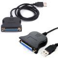 IEEE 1284 25-Pin Parallel Port To USB 2.0 Printer Cable USB To Parallel, USB to 25 Pin Parallel Port Adapter.. 