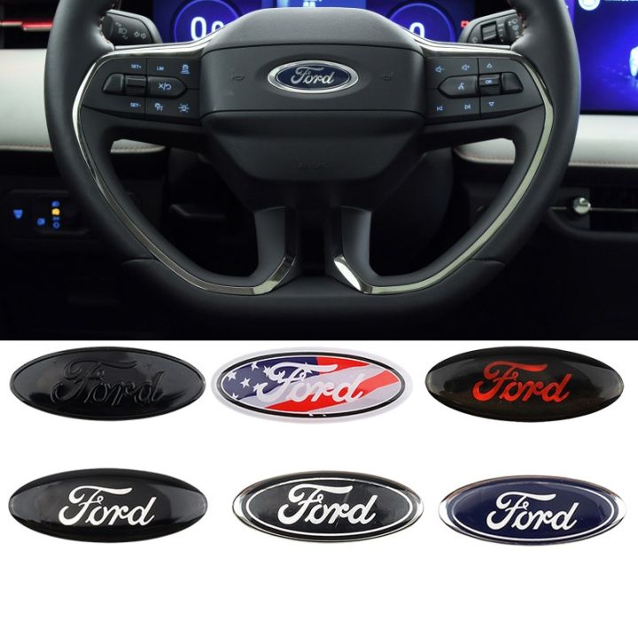 1 Ford F150 Steering Wheel logo Sticker Emblem for F250 F350 Edge Explorer Ranger Focus Escape Fiesta