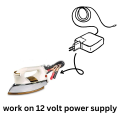 DC 12V Solar Iron – Portable, Energy-Efficient, & Eco-Friendly Travel Iron with Solar Panel for Home and Outdoor Use|New Technology Automatic 12 Volts Direct Battery Operated Solar Energy DC Power UPS Dry Iron Best Quality. 