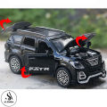 Lexus Land Cruiser Prado - New Special Luxury Edition Children's Alloy Sports Model Die-Cast Metal Toy Car - High Premium Quality with Lights & Music Sound Feature - Front Doors, Hood & Boot Openable - Size Approx. 5-Inches - White. 
