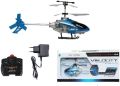 Velocity Mini Helicopter Toy, For Kids|Rexter High Speed Velocity RC Helicopter for kids With Unbreakable Blades & IR Sensors| VELOCITY MINI BLUE COLOR REMOTE CONTROL HELICOPTER FOR KIDS. 