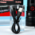 Aluminum alloy flashlight power bank charging treasure xa-b702. 