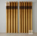 Laser Cut Velvet Curtains For Living Room and Bed Room Customize able Size Greek Top Border Velvet Curtains - INTERIORFITS. 