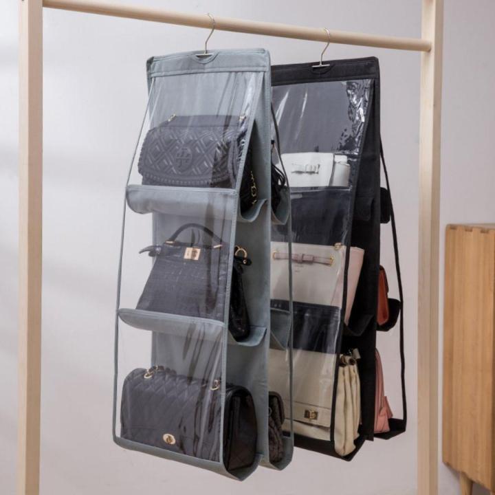 Double%20Side%20Transparent%206%20Pocket%20Foldable%20Hanging%20Handbag%20Purse%20Storage%20Bag%20Sundry%20Tidy%20Organizer%20Wardrobe%20Closet%20Hanger%20-%20Image%205