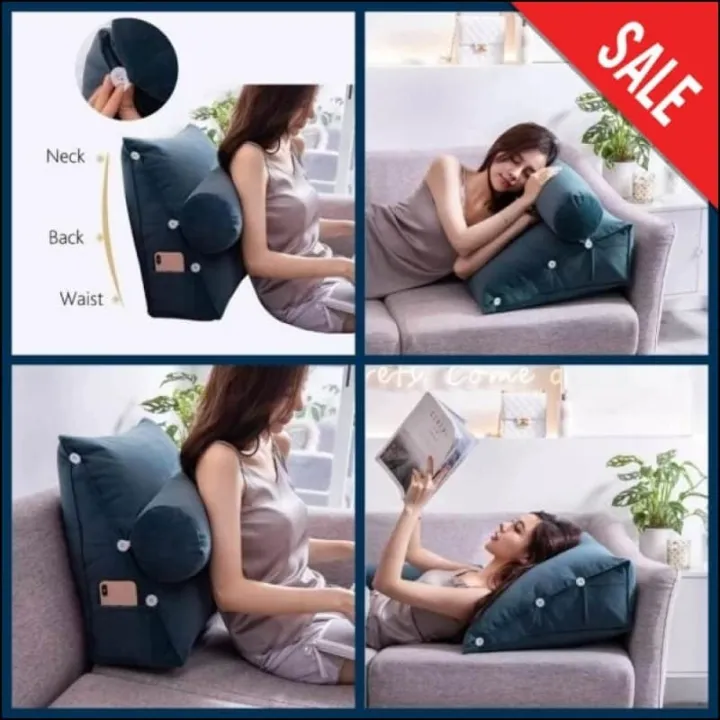 Triangular%20Back%20Support%20Cushion%20Soft%20&%20Comfortable%20Triangle%20Cushion%20for%20Back%20care%20Back%20rest%20Pillow%20-%20Image%202